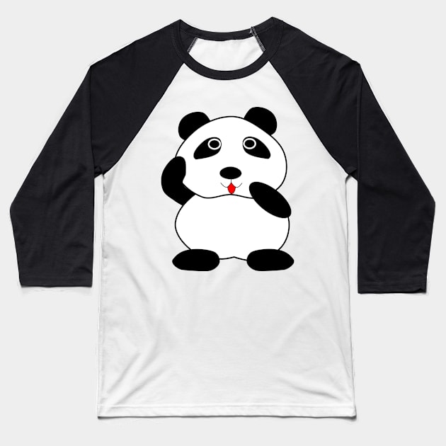 Panda Baseball T-Shirt by Winterplay